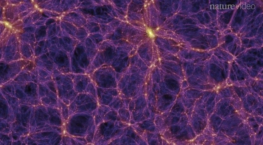 Intergalactic super cluster that resembles human neurons