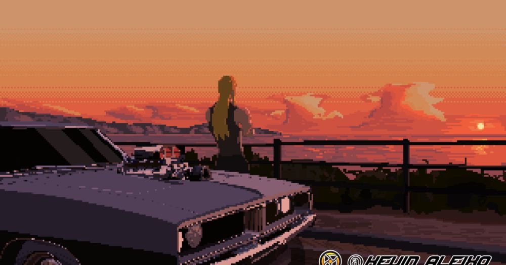 #car Ricky's Charger Sunset - KevinRicky99のイラスト - pixiv