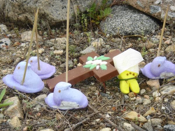 The Seventh Station: Jesus falls for the second time 7/14 #StationsofThePeeps