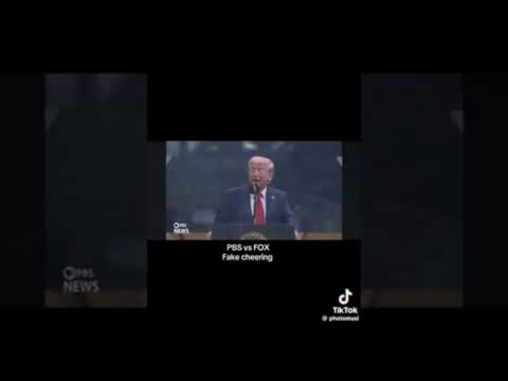 PBS vs Fox News (Fox added claps & cheering)