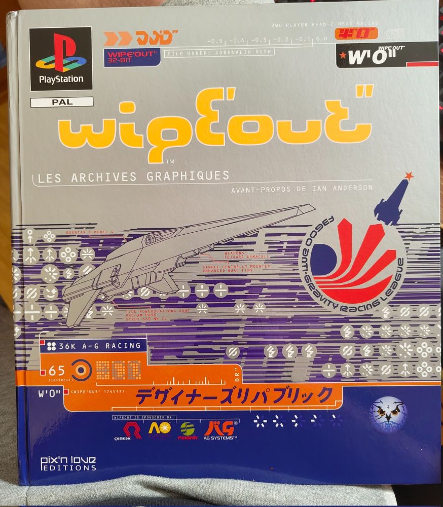 Picture of the front cover of WipE'out'' Futurism: The Graphic Archives (2024)