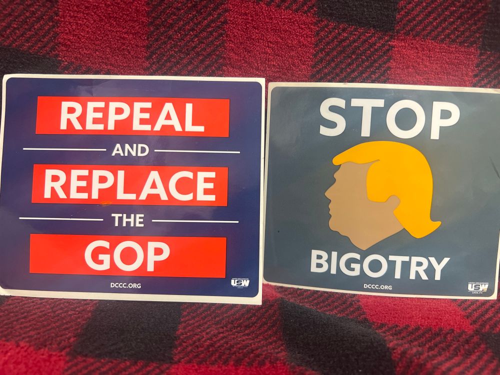 Repeal and replace the GOP 
Stop Bigotry