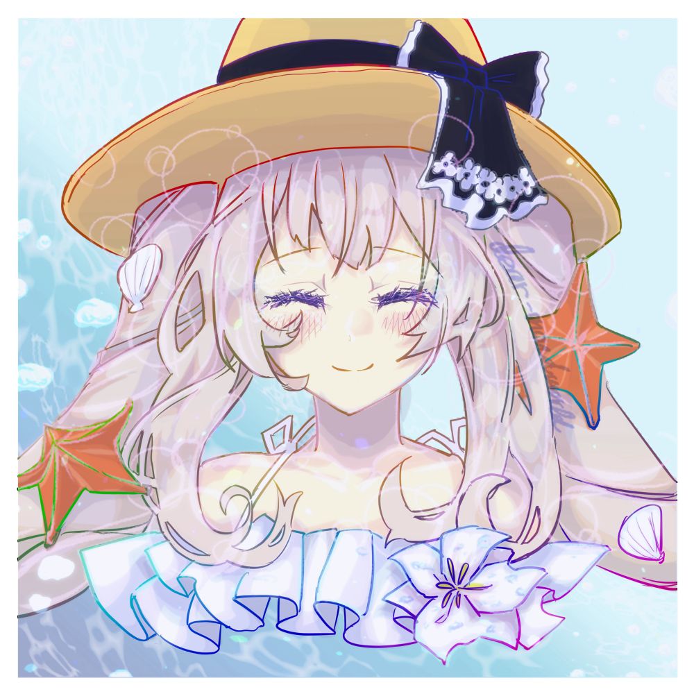 FGO
水着マリーアントワネット 表情差分 微笑み