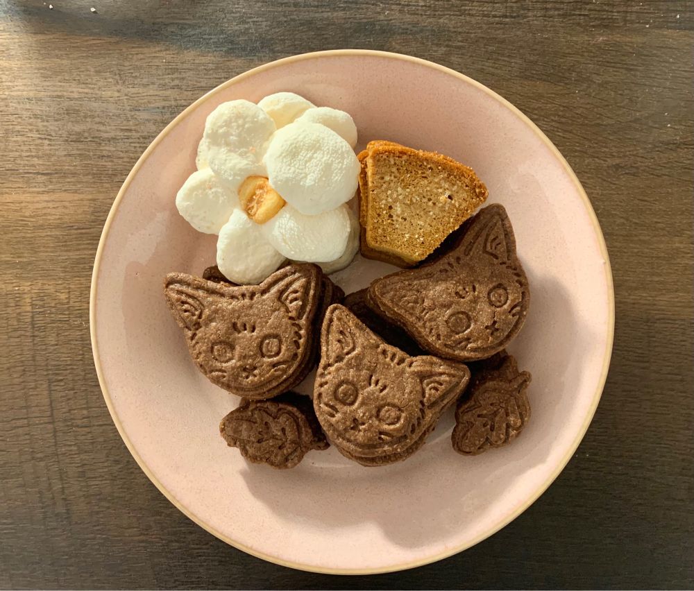 マシュマロクッキーとチョコとバームクーヘンラスク