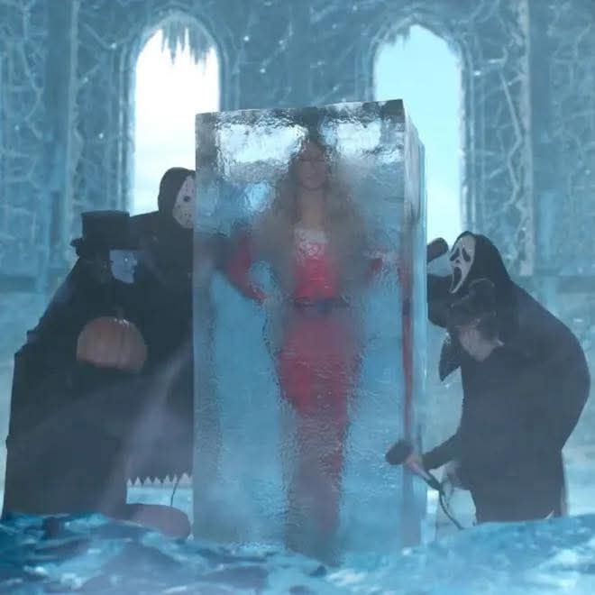 Mariah Carey defrosting in time for Christmas to belt out her classic All I Want for Christmas is you