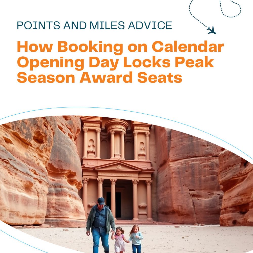 Peak-season seats rarely linger. Most programs open award calendars about 330–360 days out. Mark those dates and be online when they flip so you can grab scarce cabins before dynamic pricing climbs and casual seekers even start looking. Early action secures comfort and conserves points for future trips. #PlanAhead #flystay #PeakSeatSuccess