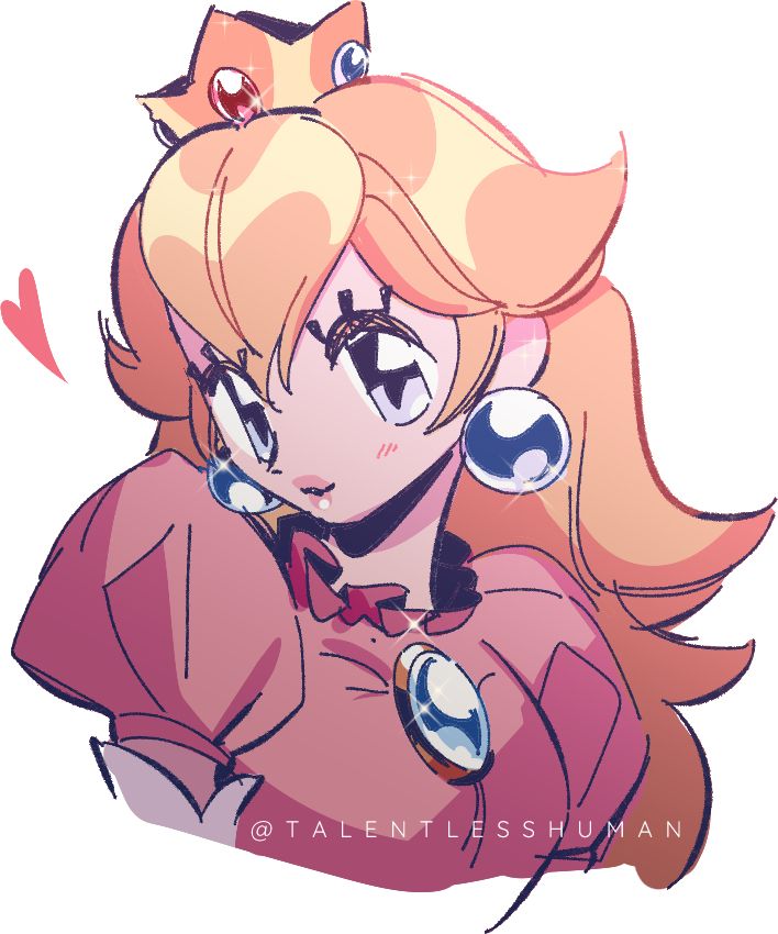 #princesspeach #smb #talentlessart #fanart #supermariobros