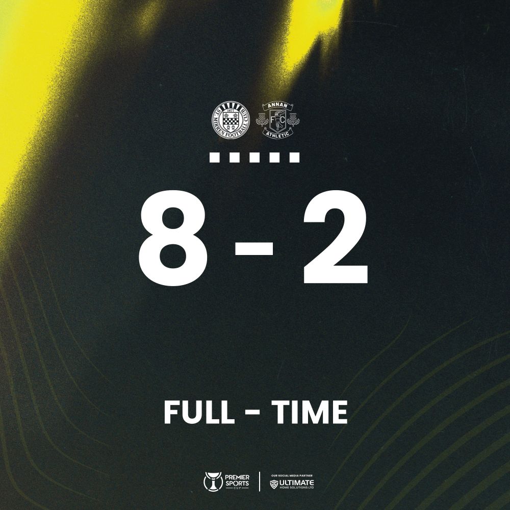 FULL-TIME: St Mirren 8-2 Annan Athletic