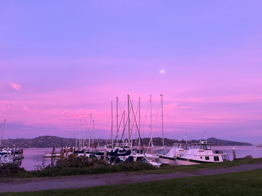 Sunset in Sausalito