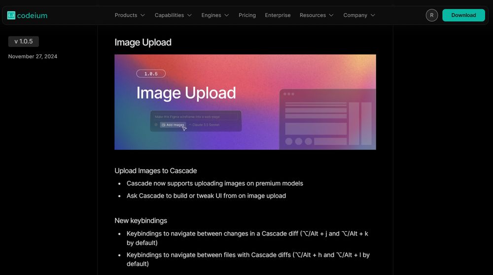 Windsurf peeps are faaaast

Image upload??

I can now send mockups and have Windsurf build the UI?

Mix and mash mockups and see how they fit in an existing codebase?

Must be yes 🔥