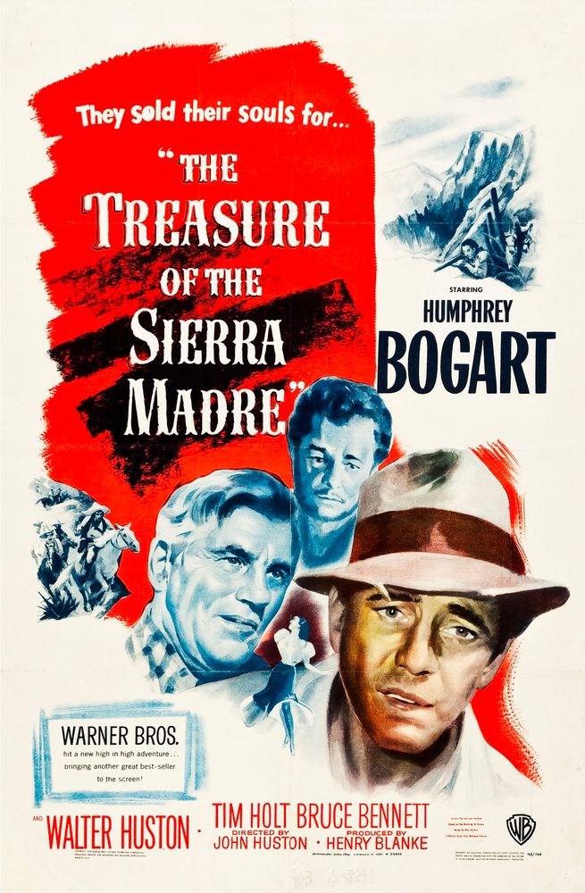 Movie poster for “The Treasure of the Sierra Madre”