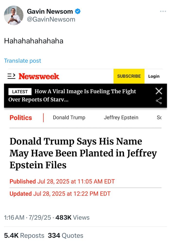 Newsom😂😂😂😂😂🤣