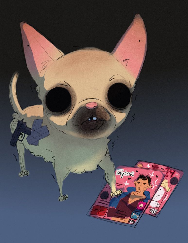 The beloved Okami, my roomates dog, took her final rest today. May she traumatize God and reek Hell up in the clouds. ❤️ 