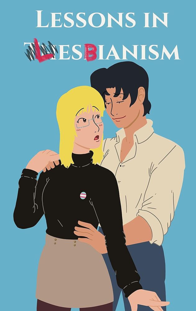 Cover art for Lessons in Lesbianism, a c4t butch/femme new adult romance novella.