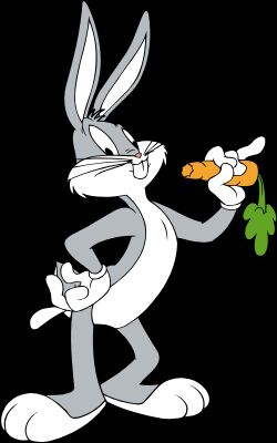 Bugs Bunny, wearing gloves for the same reason as Mickey.