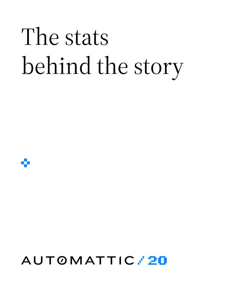 he stats behind the story. Automattic / 20