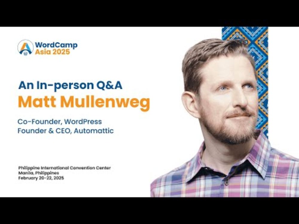 Exclusive Q&A with Matt Mullenweg at WordCamp Asia 2025 – Insights & Future of WordPress!