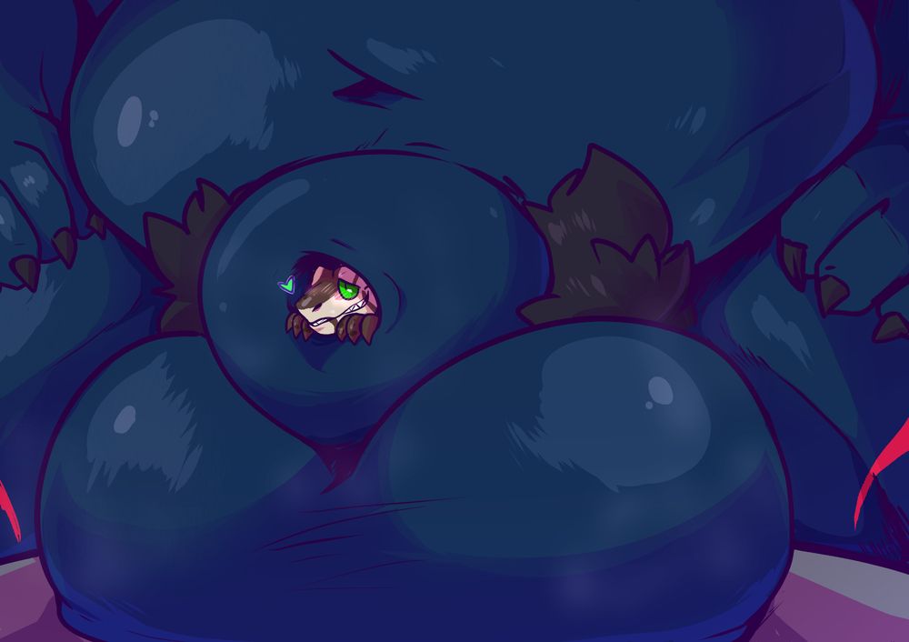 Chapu the small Komodo lizard, enjoying himself inside of Macro Jaren’s giant sheath with Jaren having his hands on his hips and letting the smol Liz enjoy himself inside his summer home. 