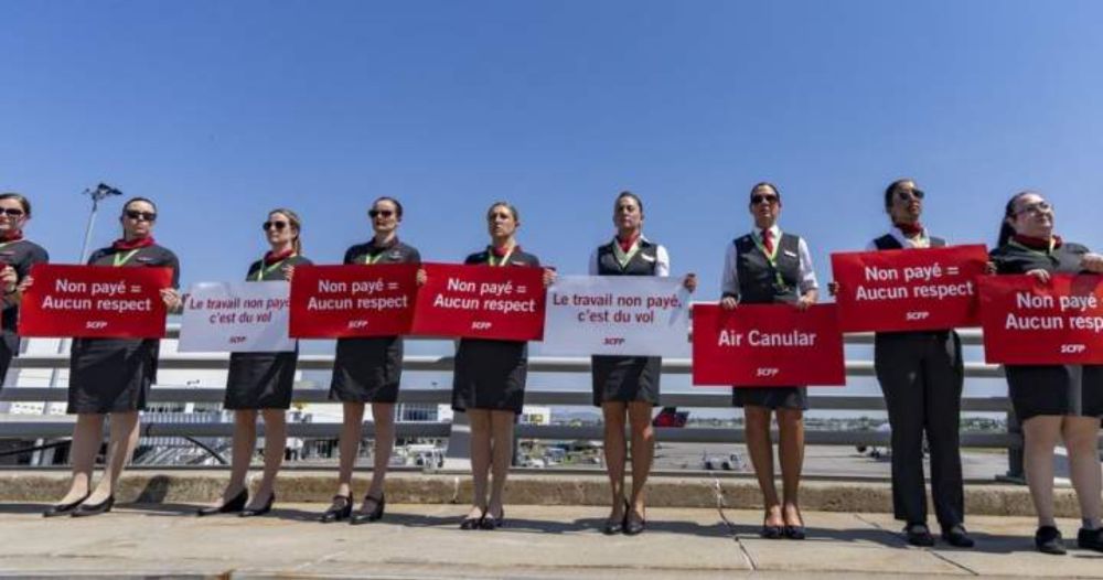 The union representing Air Canada flight attendants issued strike notice on Wednesday morning, setting the stage for them to head to the picket line on Saturday.