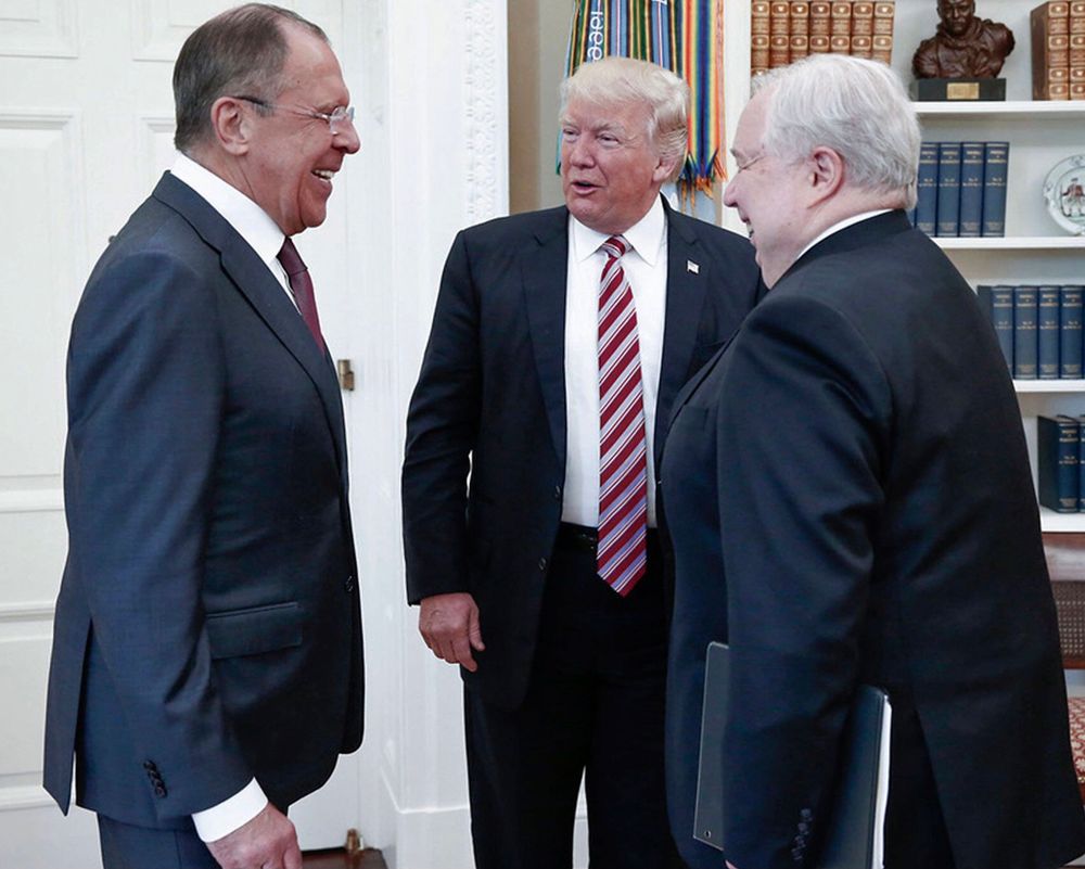 Trump jollies it up with two representatives of a regime that commits acts of mass murder, terror and subversion.