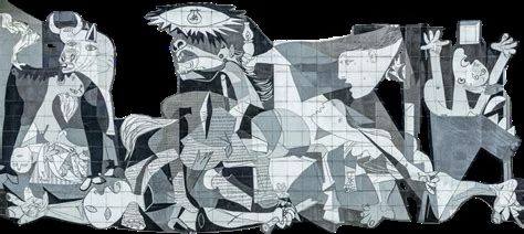 Guernica by Picasso. 1937. The horrors of war. Then and now.