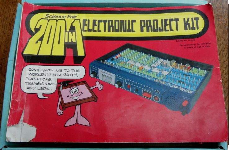 Science Fair 200 in 1 Electronic Project Kit dating back to early 80's?