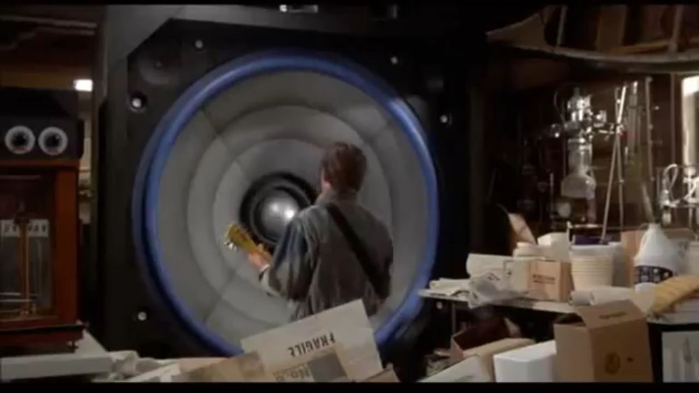 Ginormous speaker from BTTF 1