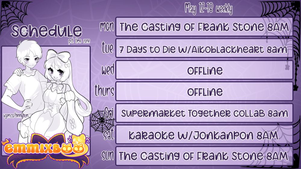 may 12-14 stream schedule