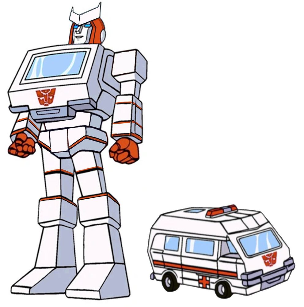 Transformers Ratchet in his correct and only colors, this is an actual animation model sheet for reals