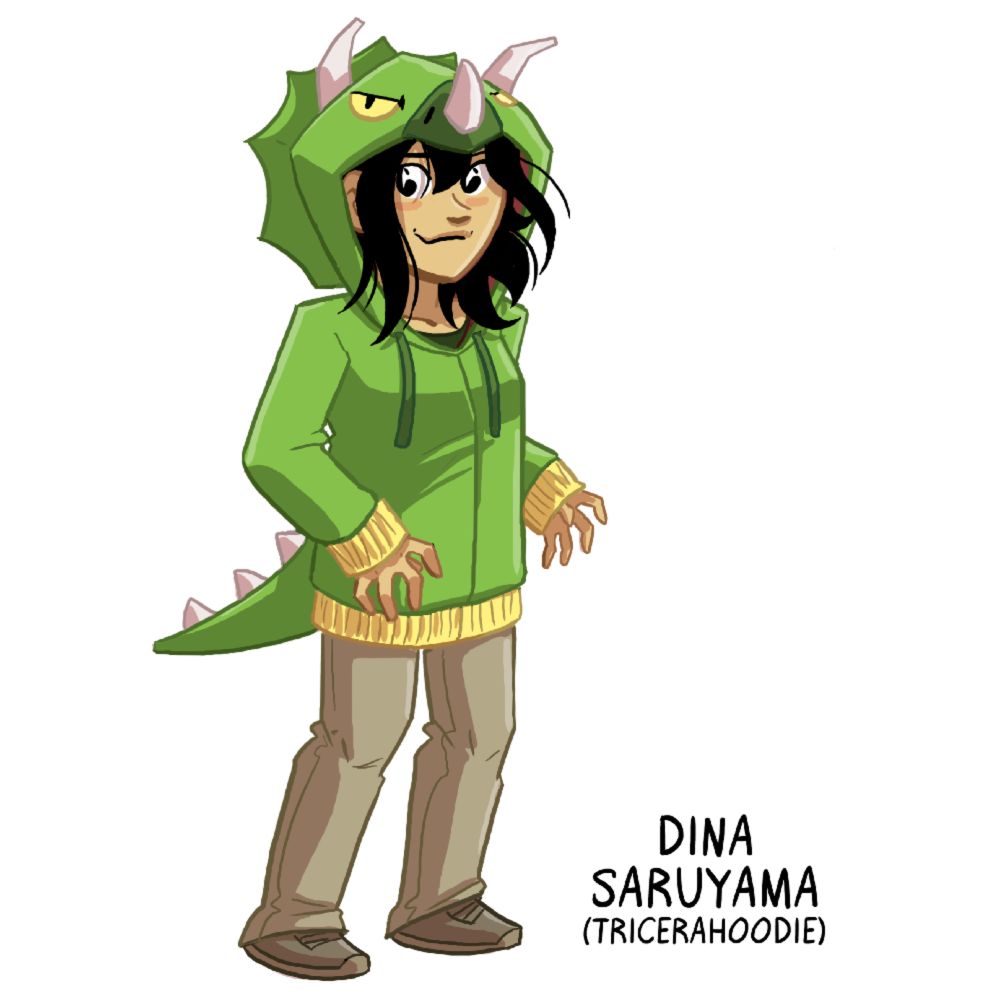 header image - Tricerahoodie Dina Plushie