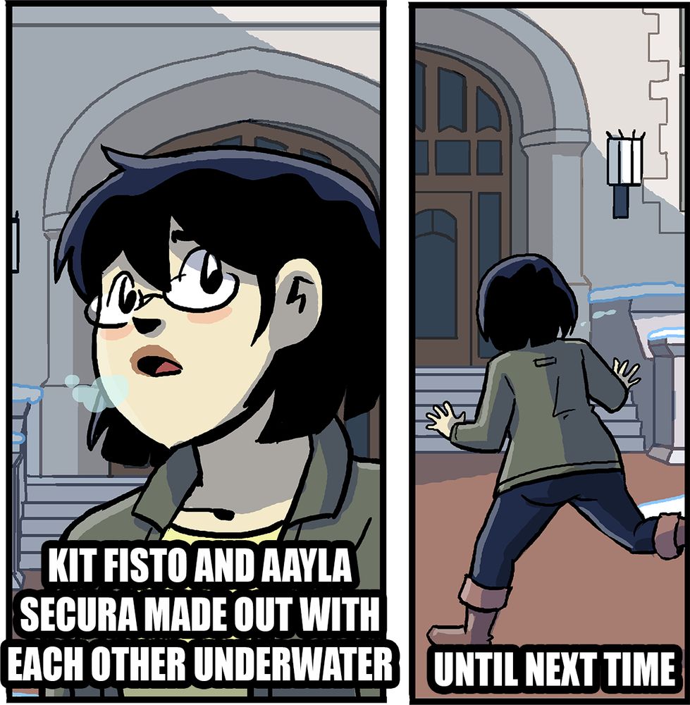 jennifer: kit fisto and aayla secura made out with each other underwater
jennifer, frantically running away: until next time