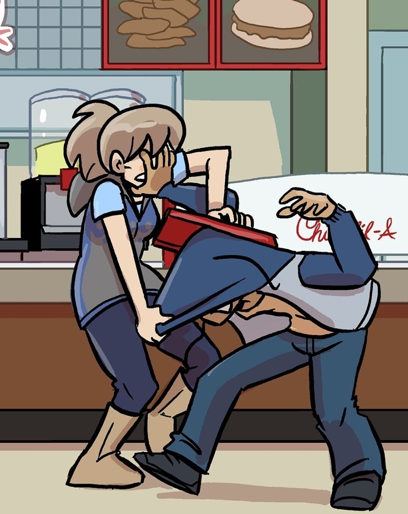 Cafeteria Joyce/Walky catfight