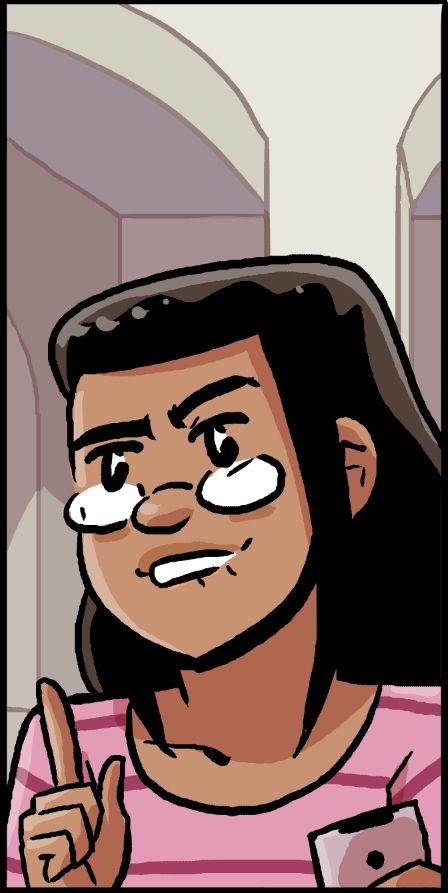 Raidah's lookin' crafty!