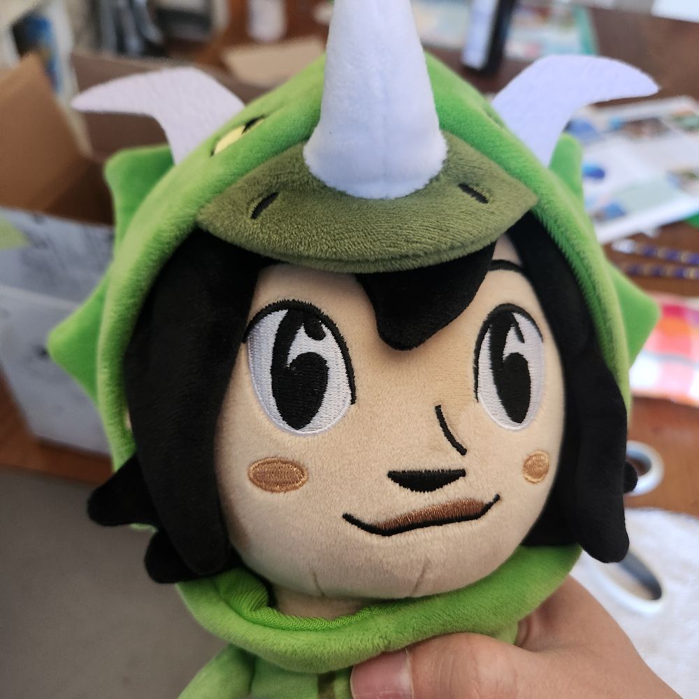 It's the approved prototype of the Makeship Dina plushie, fools!!!