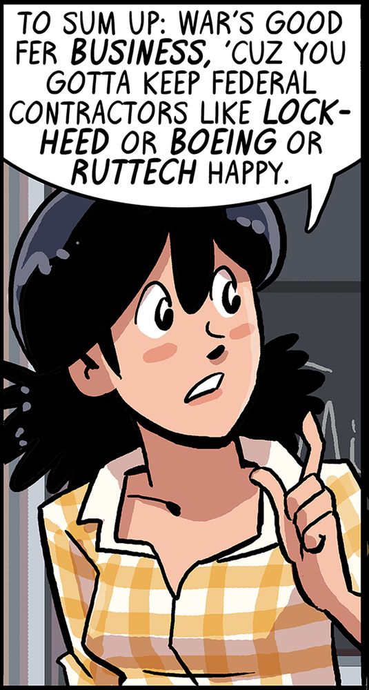 Robin, teaching her poli-sci class: 