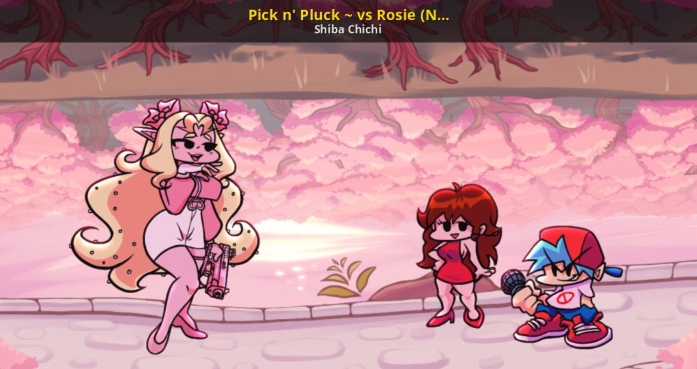 Pick n' Pluck ~ vs Rosie (NEW SPRITES) [Friday Night Funkin'] [Mods]