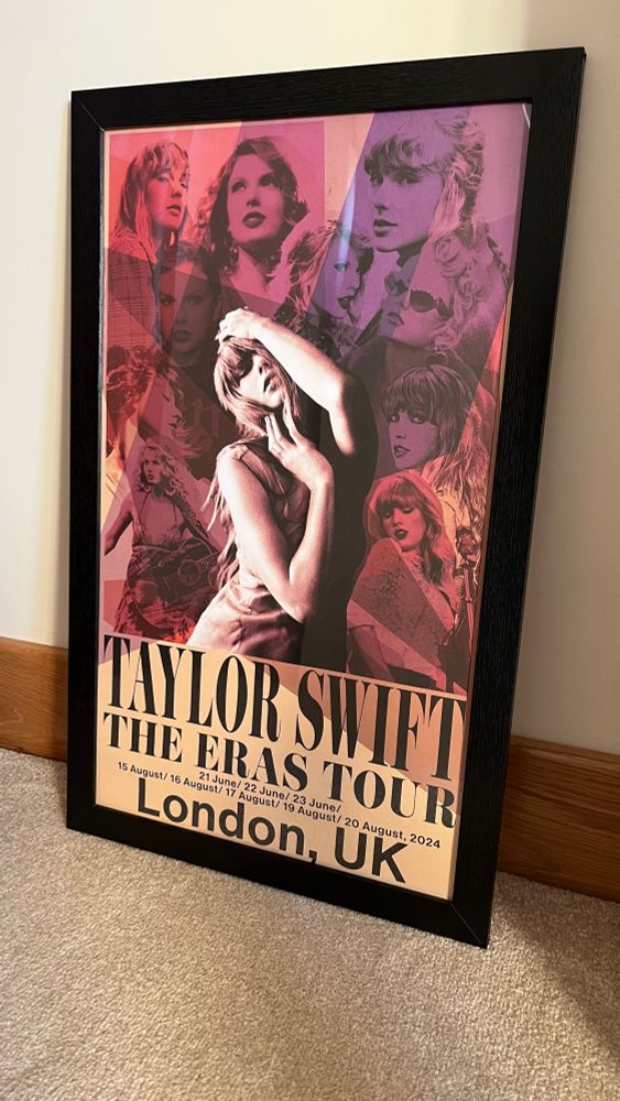 Taylor Swift The Eras Tour London tour poster