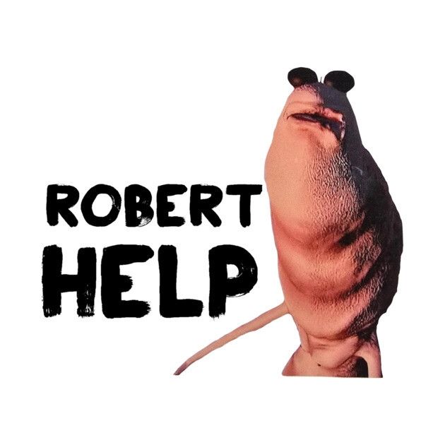 A picture of Marcus with the words Robert Help