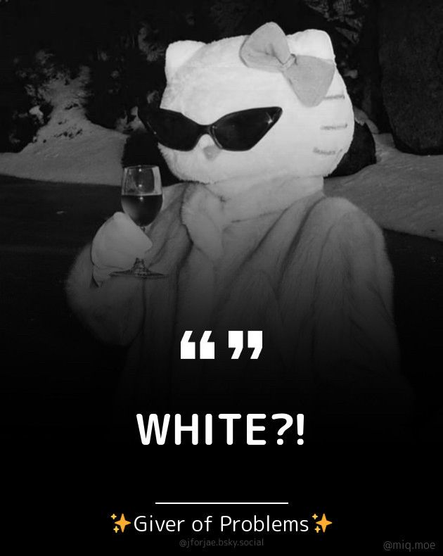 White?!