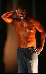 Steve Harvey looking like a greased lobster belly