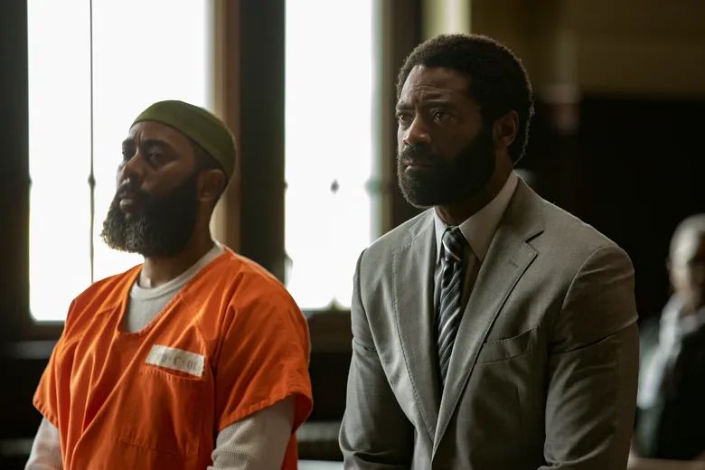 Munk and Nicholas Pinnock in the ABC show For Life