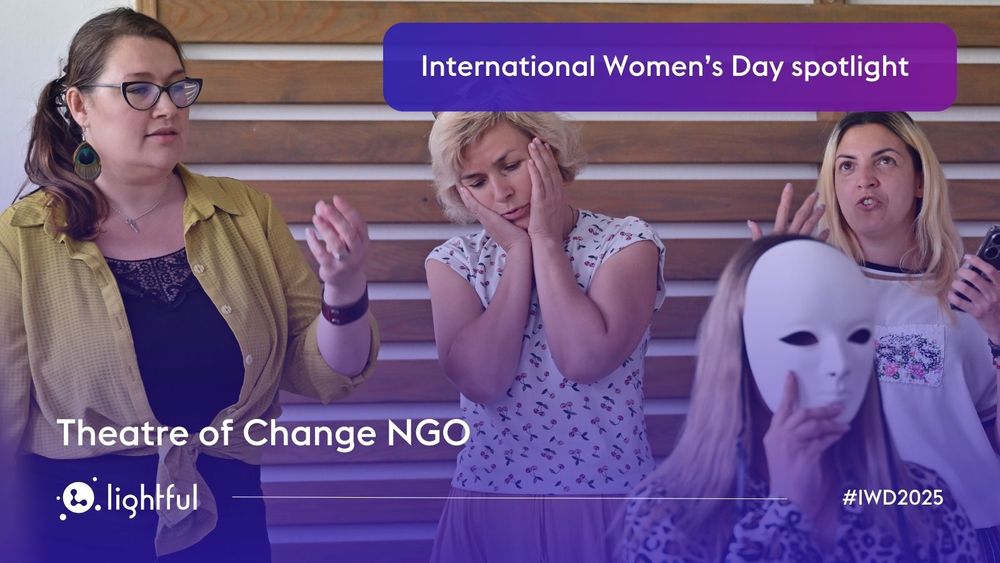 Workshop from the forum theatre ‘He.She.War’ in Zhytomyr, September 2024 on women's care work for veterans