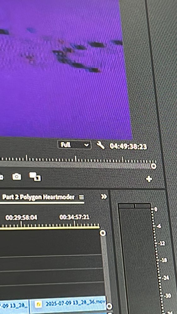 image of premiere editing with runtime 04:49:38:23