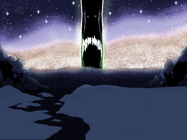 A "Fountain" is seen between the NORTHERNLIGHTS...