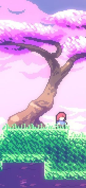 madeline with pink blossoms