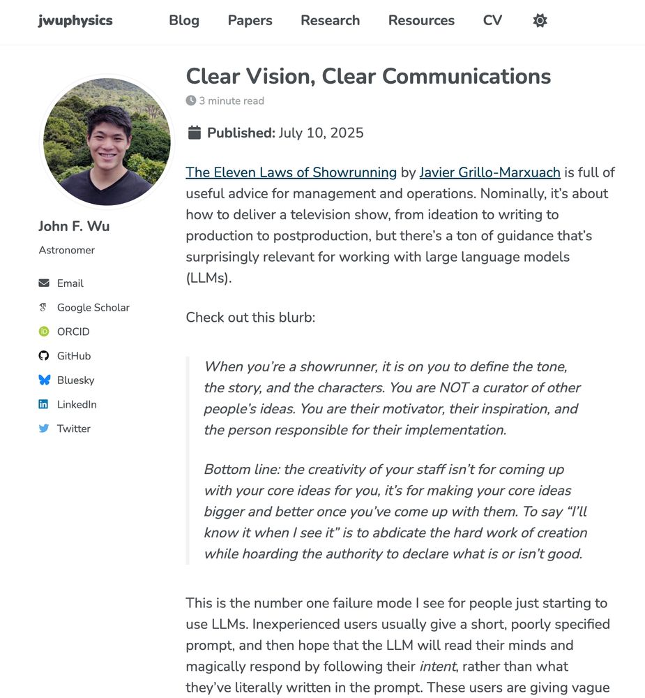 Screenshot of my new blog post, see here: https://jwuphysics.github.io/blog/2025/07/clear-vision/