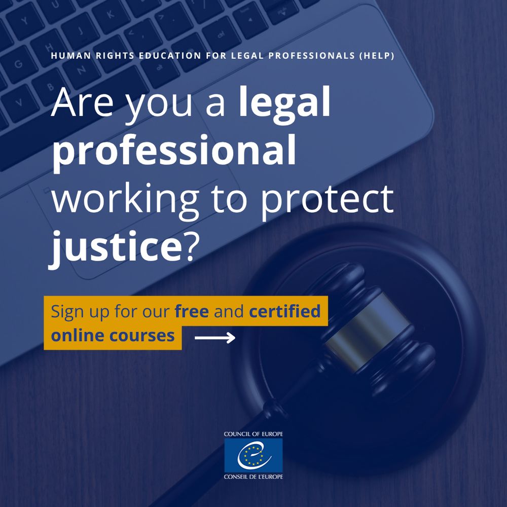 Human Rights Education for Legal Professionals (HELP)

Are you a legal professional working to protect justice?

Sign up for our free and certified online courses