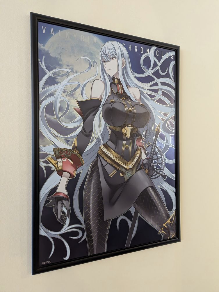 Valkyria Chronicle Selvaria metal poster