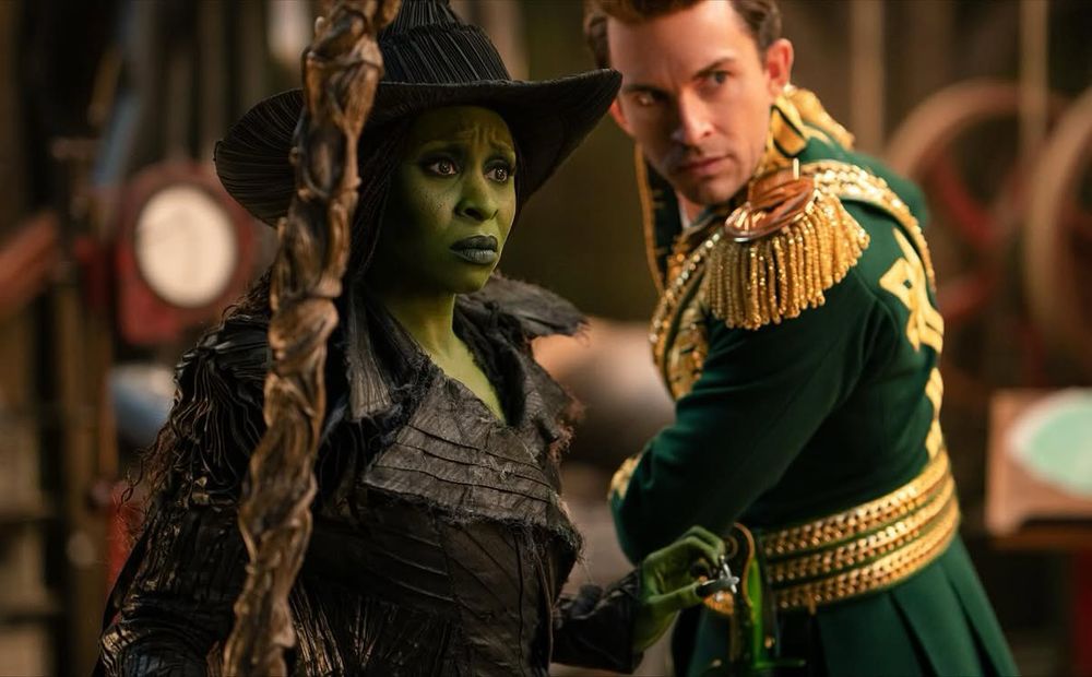 Cynthia Erivo and Jonathan Bailey in Wicked: For Good