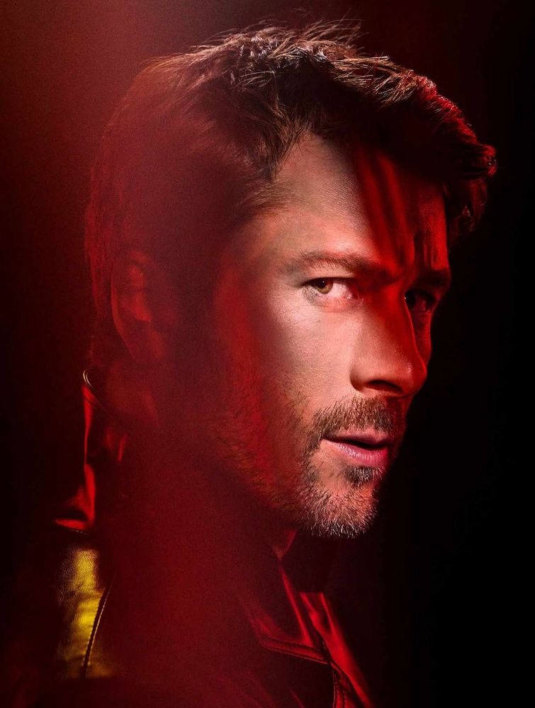 Glen Powell for Entertainment Weekly’s cover story on the new Running Man movie. Photos by Pari Dukovic.